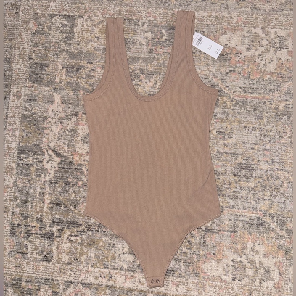 Abercrombie & Fitch Tan Bodysuit (NWT)